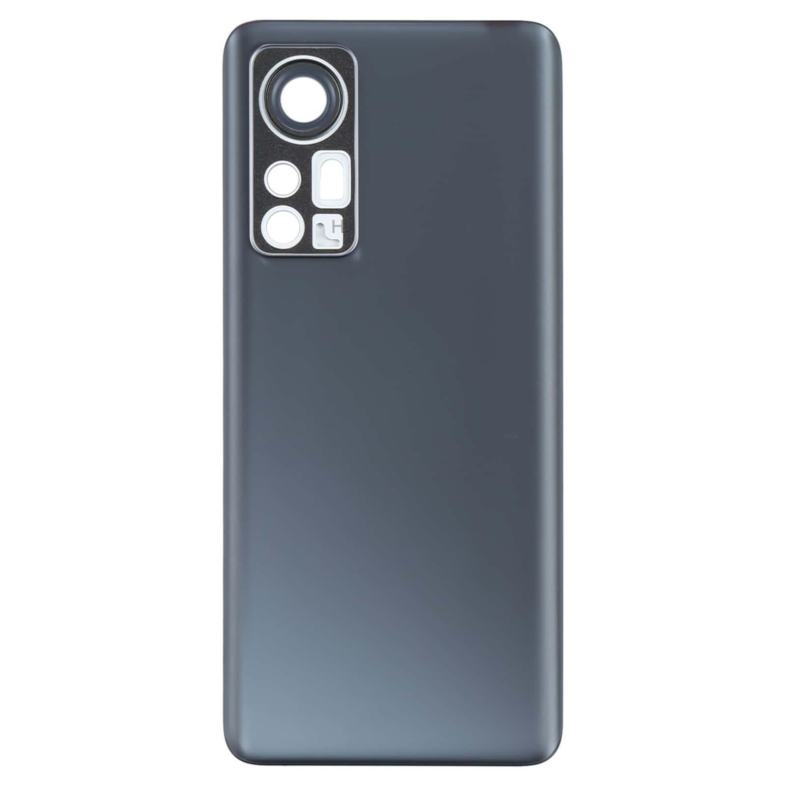 Back Glass Panel for Xiaomi Mi 12 Black - EGFix Back Glass Panel for Xiaomi Mi 12 Black - EGFix